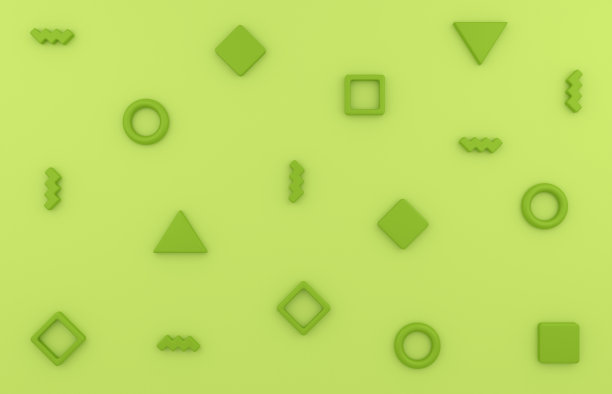 清新绿色方块背景图案