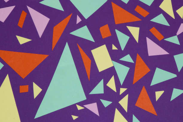 粉色星星圆形矢量图案