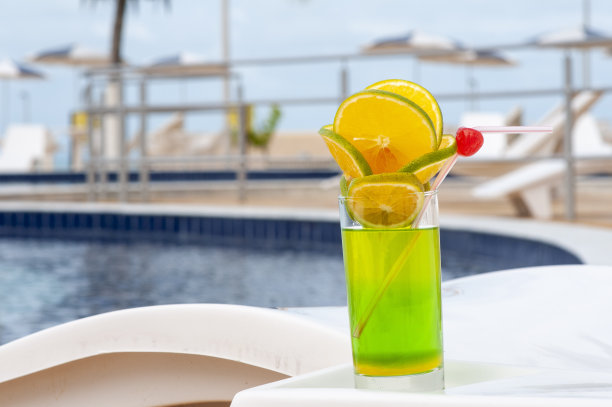 炫丽酒吧酒店背景