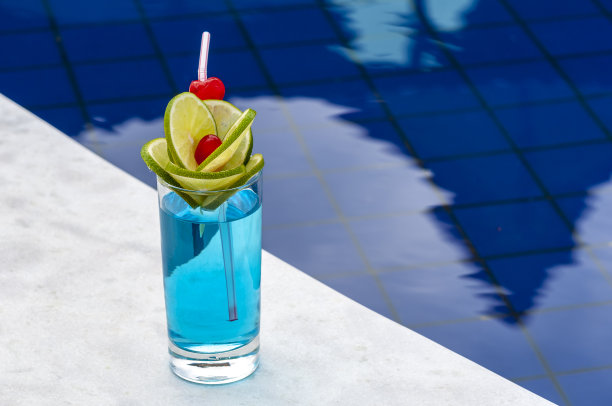 炫丽酒吧酒店背景