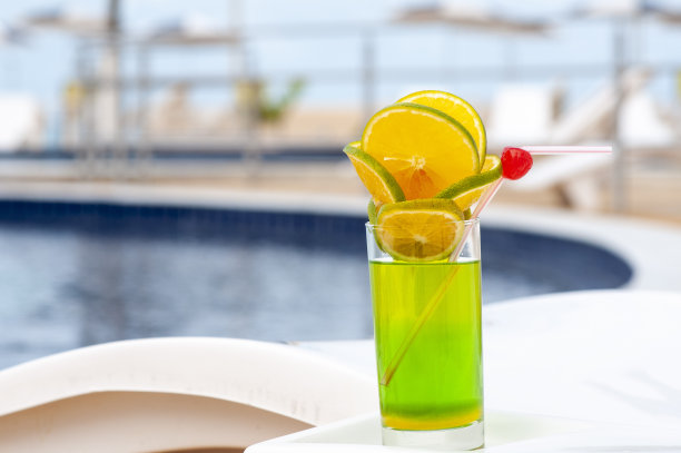 炫丽酒吧酒店背景