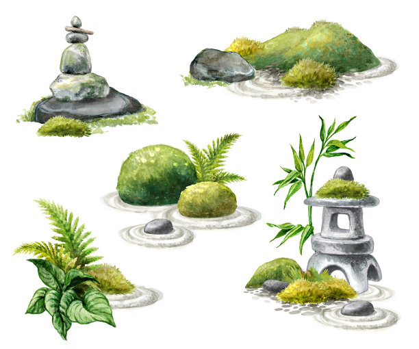 意境禅意装饰抽象画