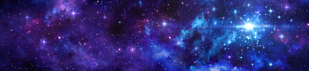 高清炫彩星空背景素材