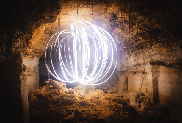 灯光隧道浪漫灯光