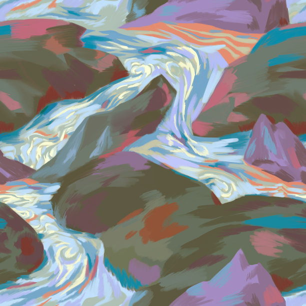 精美大理石底纹抽象画