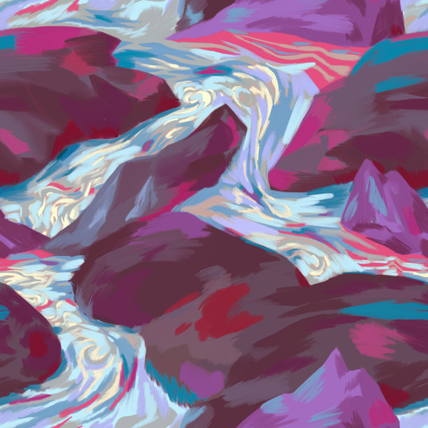 精美大理石底纹抽象画