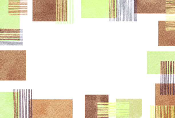 黄绿竖条纹简约背景图案