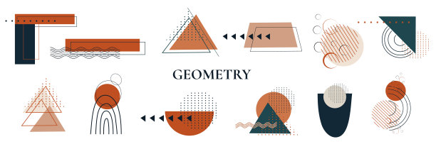 抽象几何四方连续图