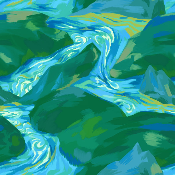 精美大理石底纹抽象画