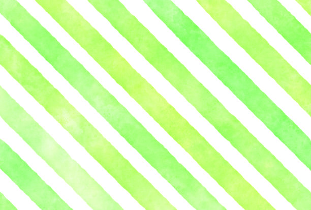 黄绿竖条纹简约背景图案