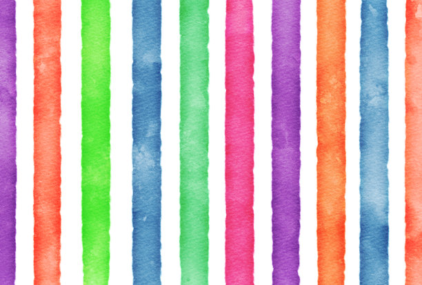 黄绿竖条纹简约背景图案