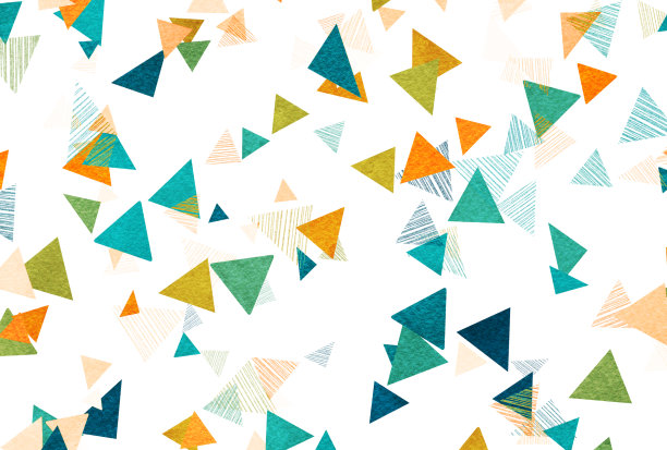 黄绿竖条纹简约背景图案