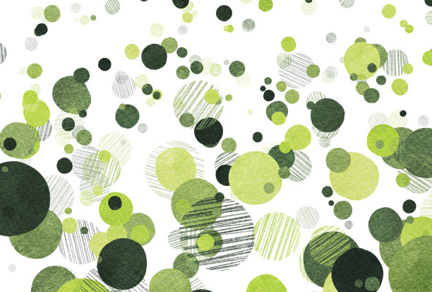 黄绿竖条纹简约背景图案