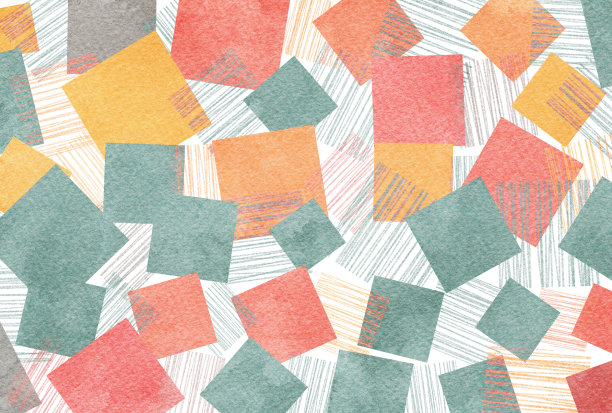 黄绿竖条纹简约背景图案