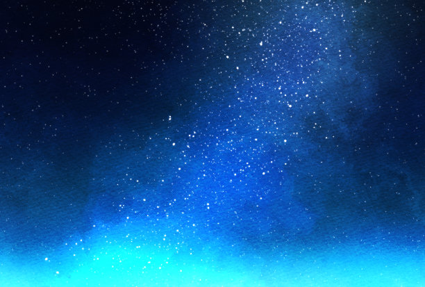 星星,背景,水彩画颜料