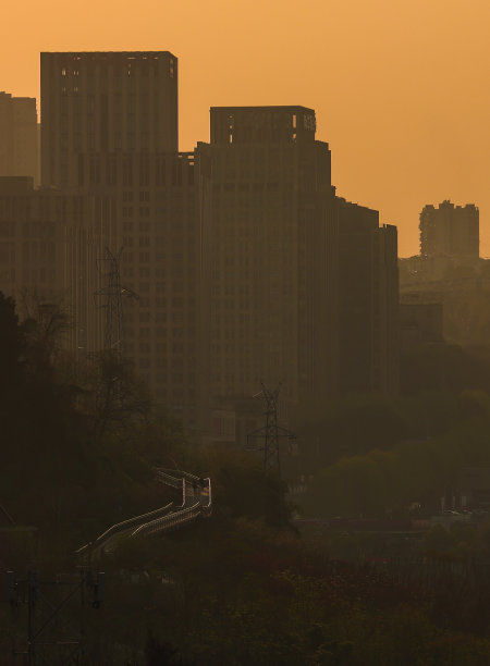 重庆城市剪影