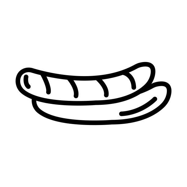 香肠线稿