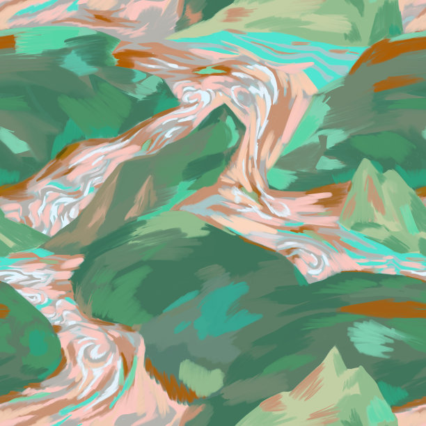 精美大理石底纹抽象画