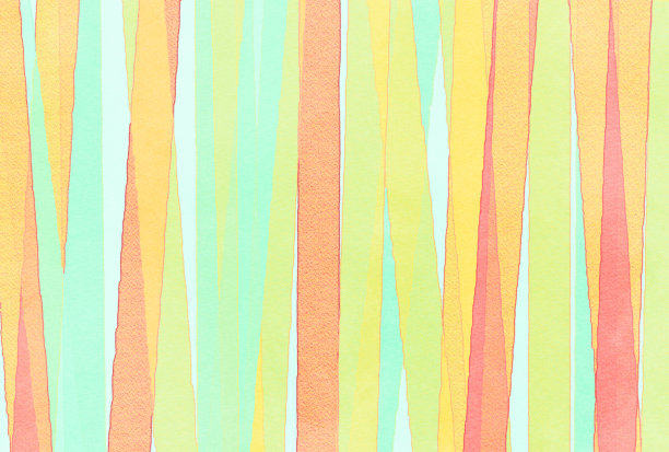 黄绿竖条纹简约背景图案