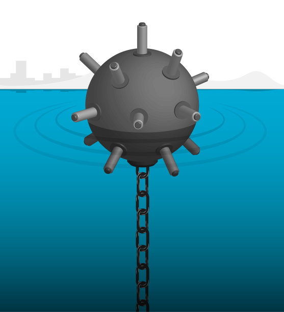 海底沉船模型