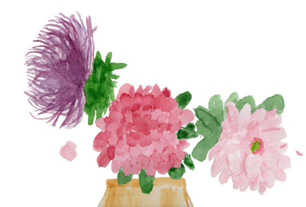 红色婚礼花艺素材