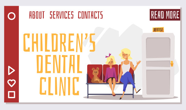 儿童牙科网站banner