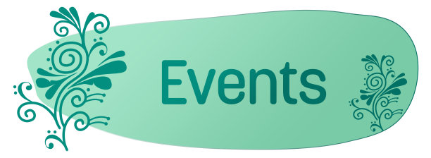 蓝绿色会议背景