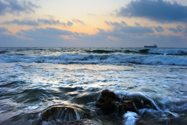 地中海,海滩,水