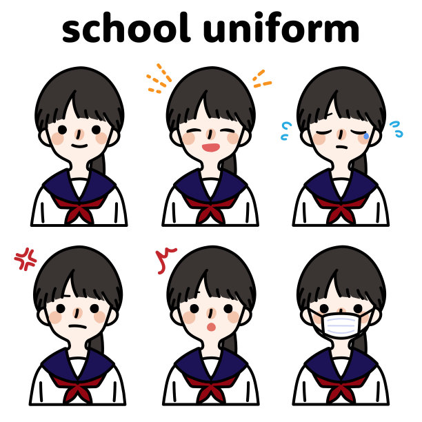 日式校服,校服,卡通