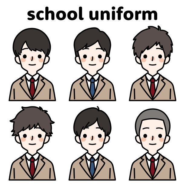 卡通,日式校服,校服