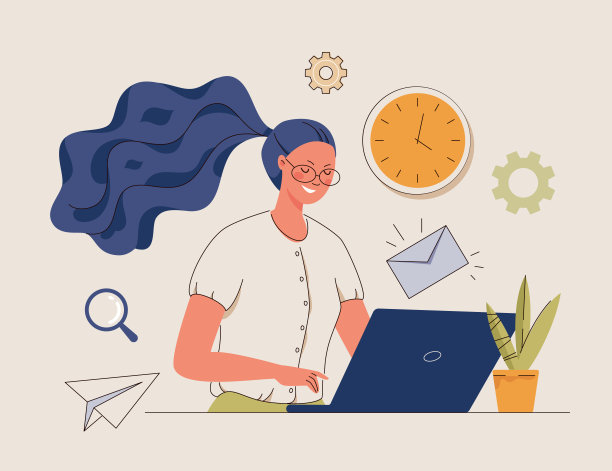 日常生活场景插画