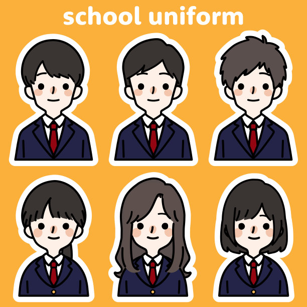 日式校服,卡通,校服