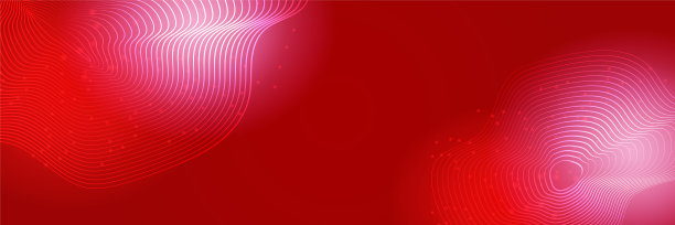 大红色渐变光线背景