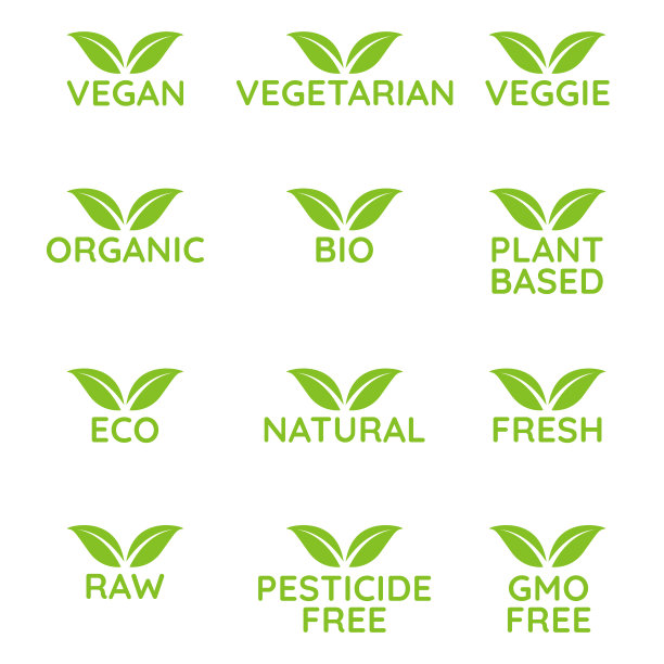 绿色能源果蔬标志设计