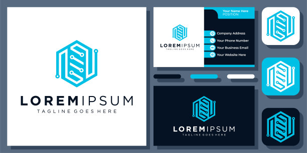 科技感名片设计