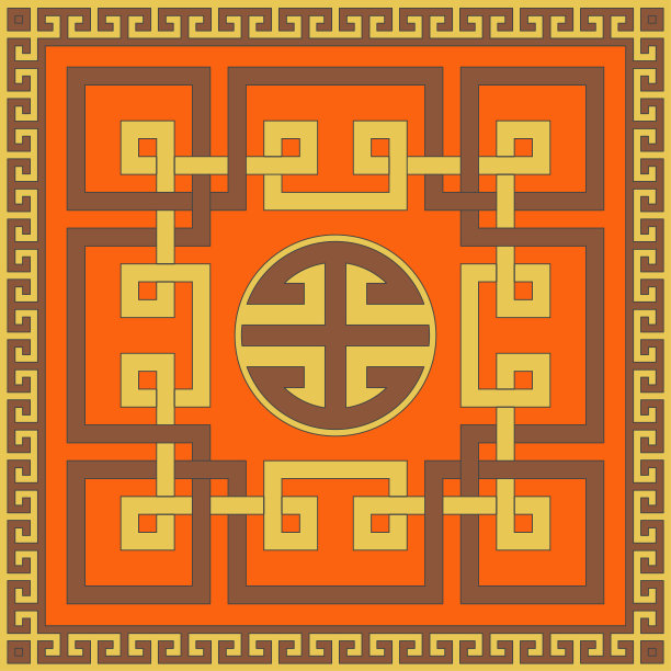 蒙古族矢量背景设计