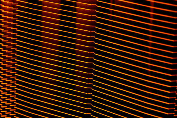 金色几何线条波纹