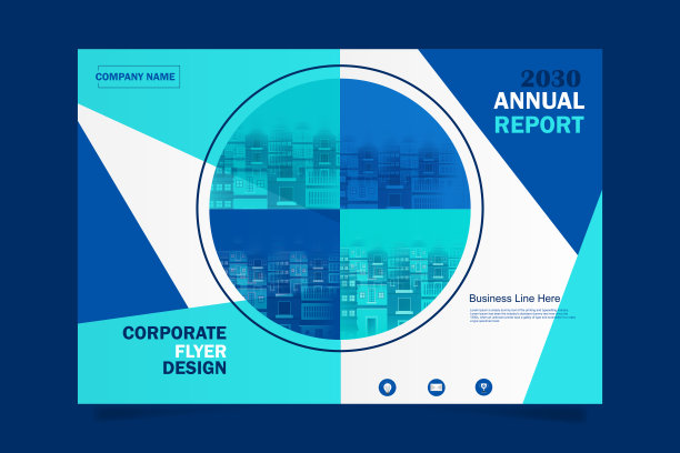 房地产公司水墨画