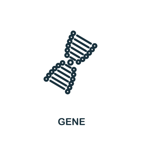 基因图标 logo设计 细胞