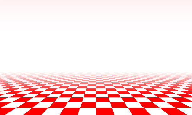 红白格纹