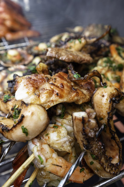 竖版餐饮美食烧烤