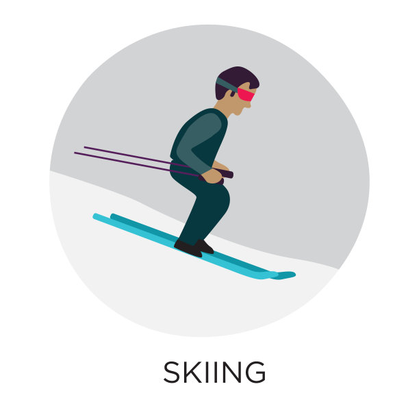 滑雪雪橇,滑雪度假,滑雪坡