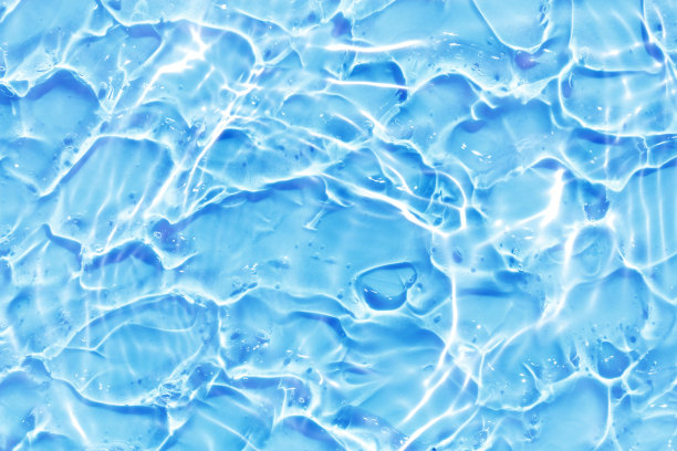 蓝色冰面纹理背景图