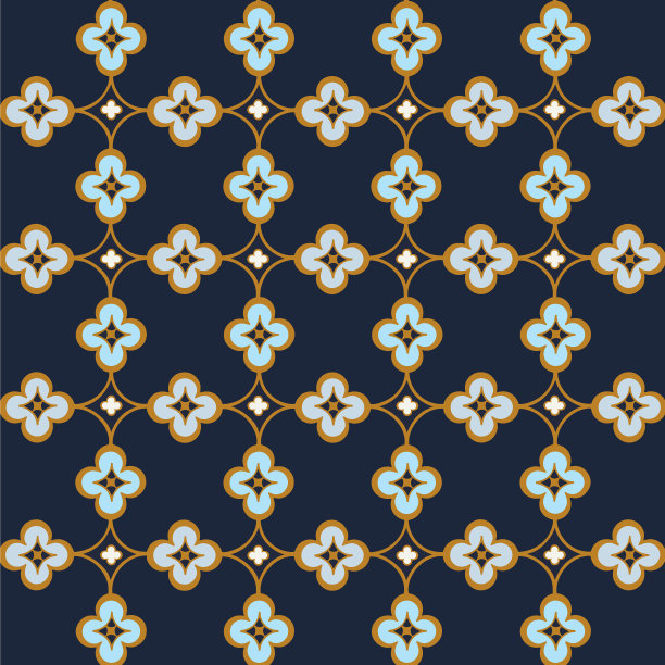 织物图案四方连续图