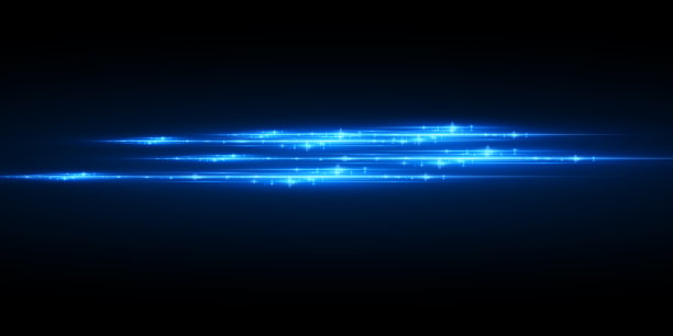 繁星点点蓝色动态宇宙