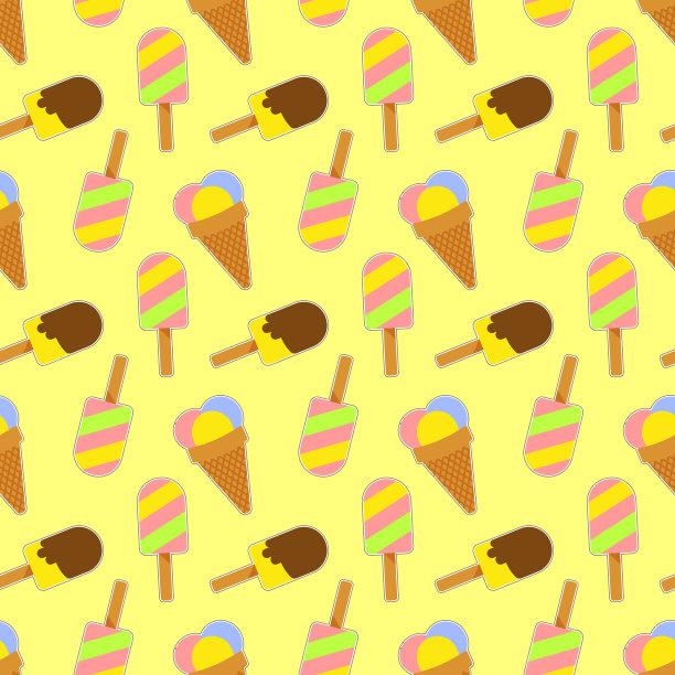 夏季冷饮甜筒巧克力冰淇淋