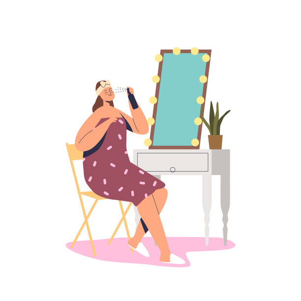 日常生活场景插画