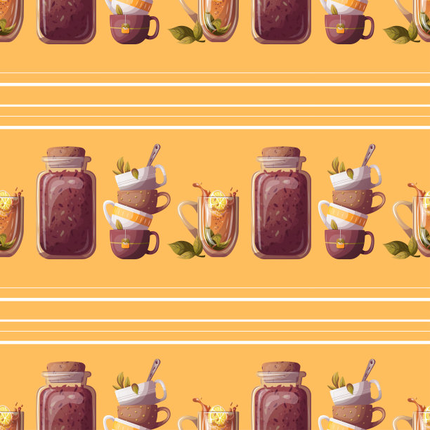 茶叶包装背景底图