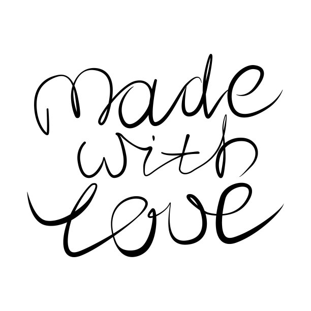 手写字体手提袋