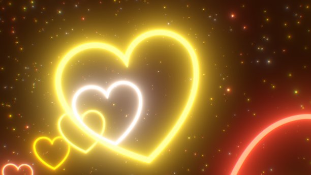 灯光隧道浪漫灯光